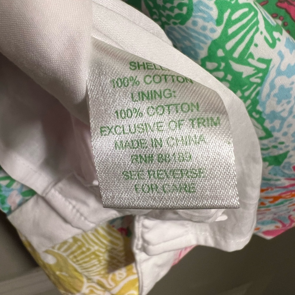 Lilly Pulitzer Delia Multi State Patchwork Lace-U… - image 7